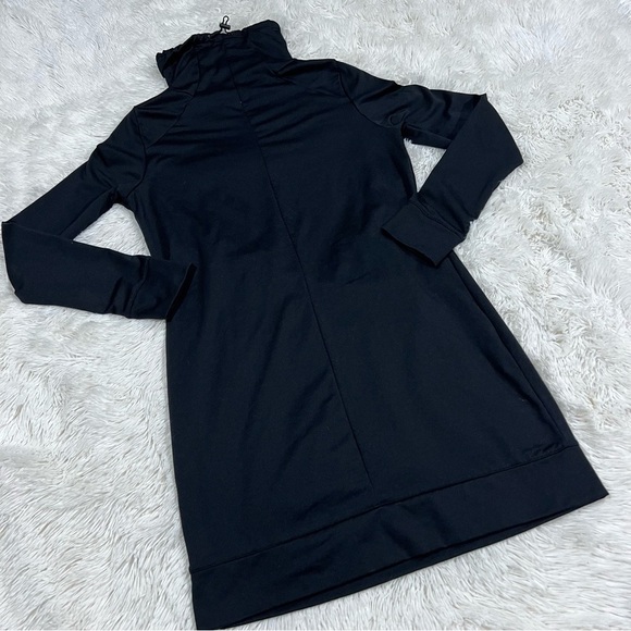 Fabletics Black Long Sleeve Sweatshirt Liora Dress Womans Small - Picture 9 of 11